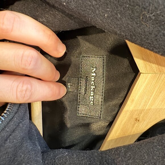 Mackage Wool Coat Size Small - Picture 3 of 4